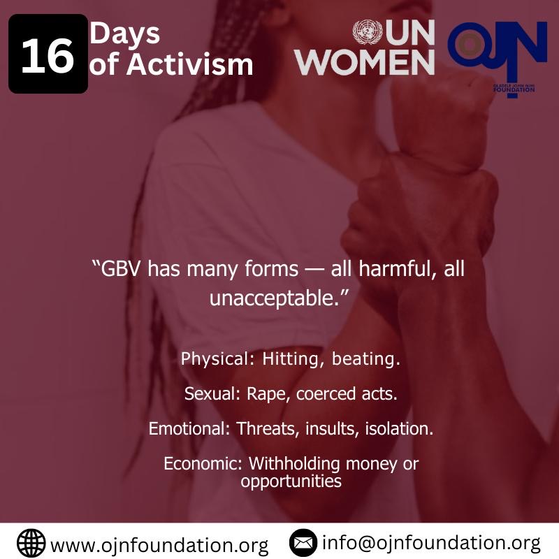 Gender-Based Violence (GBV) is never justified.') }}