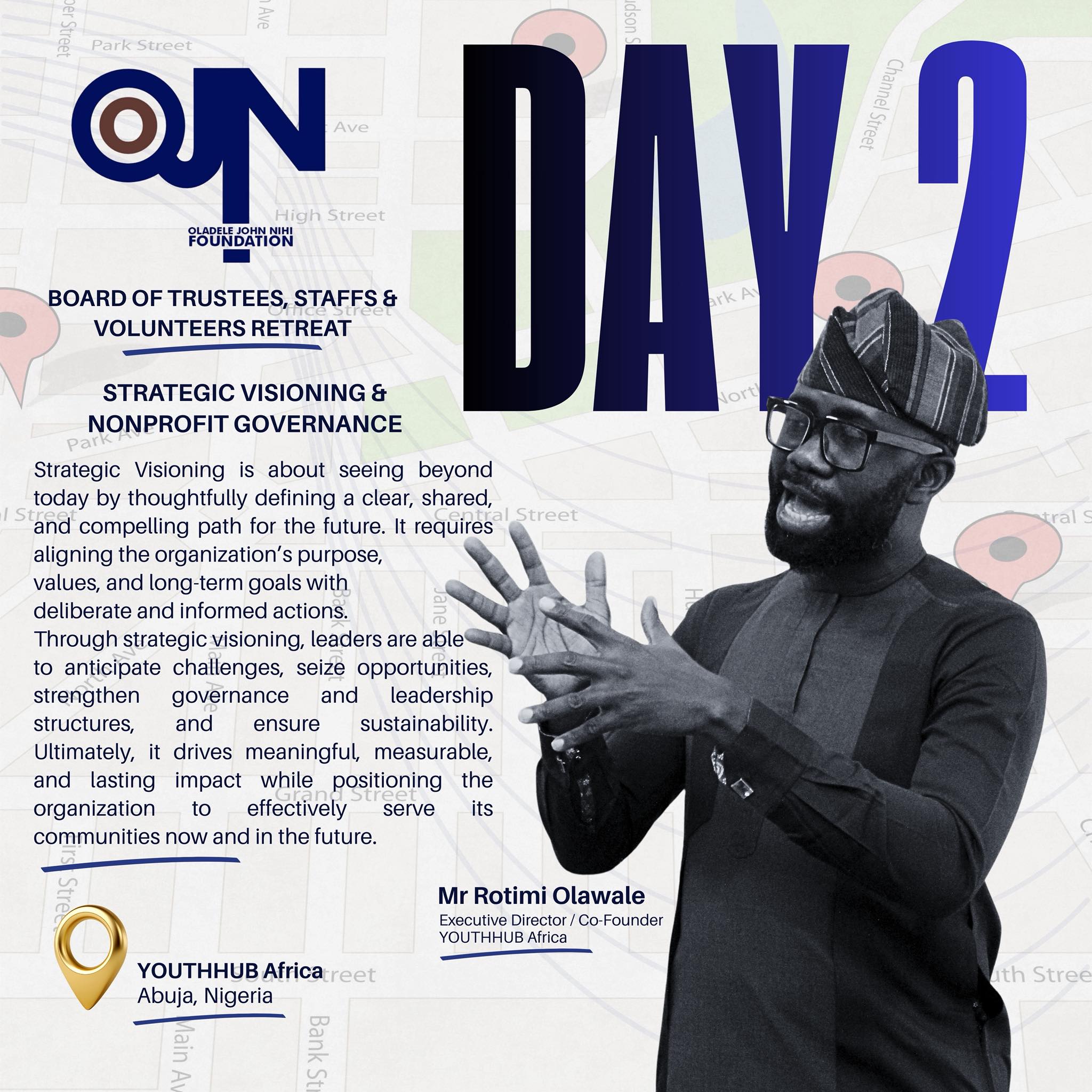 "Deep Conversations and Bold Vision: Day 2 of OJN Foundation Retreat at YouthHub Africa"') }}