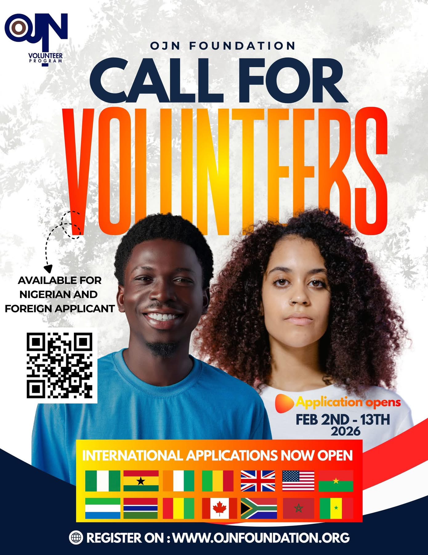 Applications are officially OPEN for our 2026 Volunteer Program!') }}