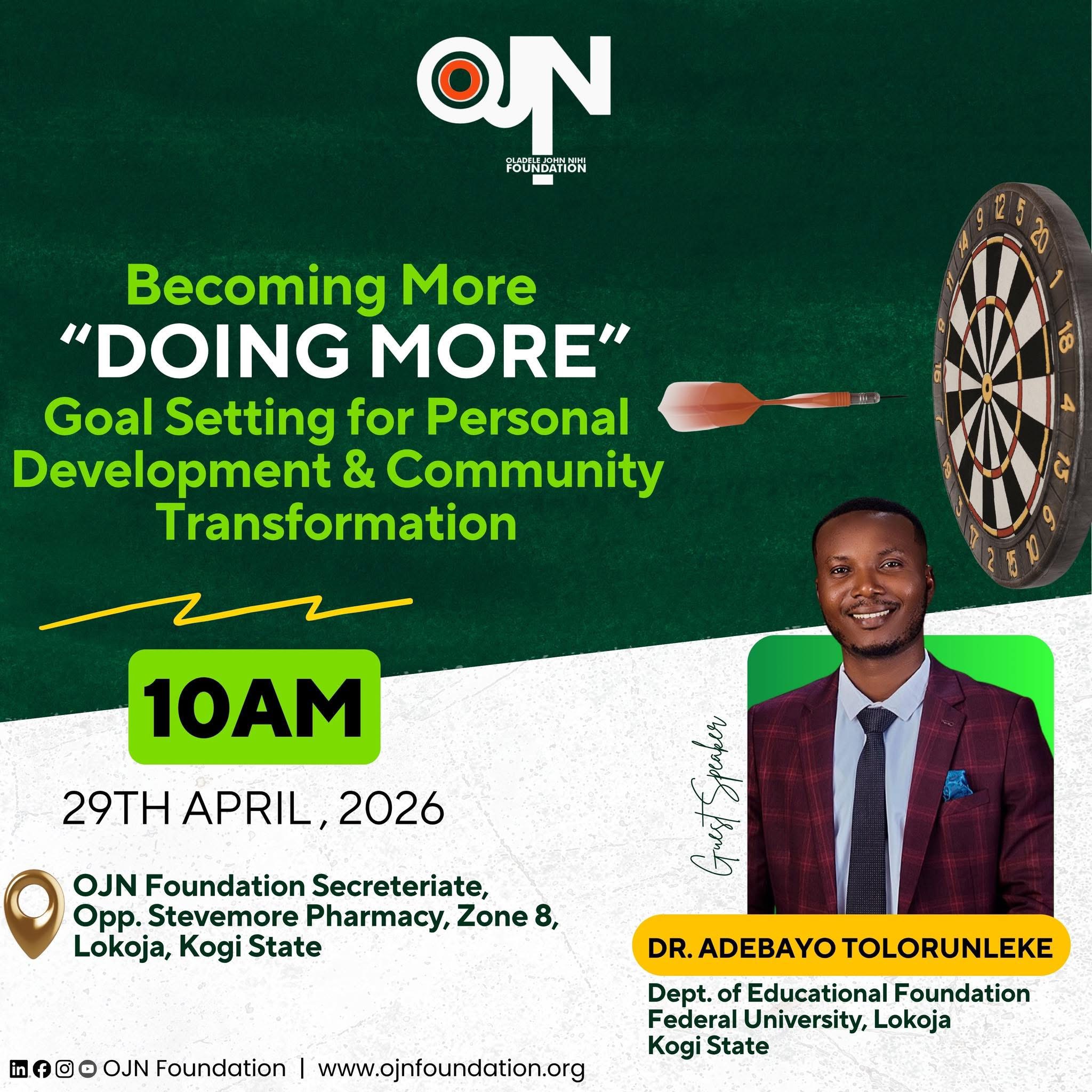 A Transformational Session with Dr. Adebayo Tolorunleke') }}