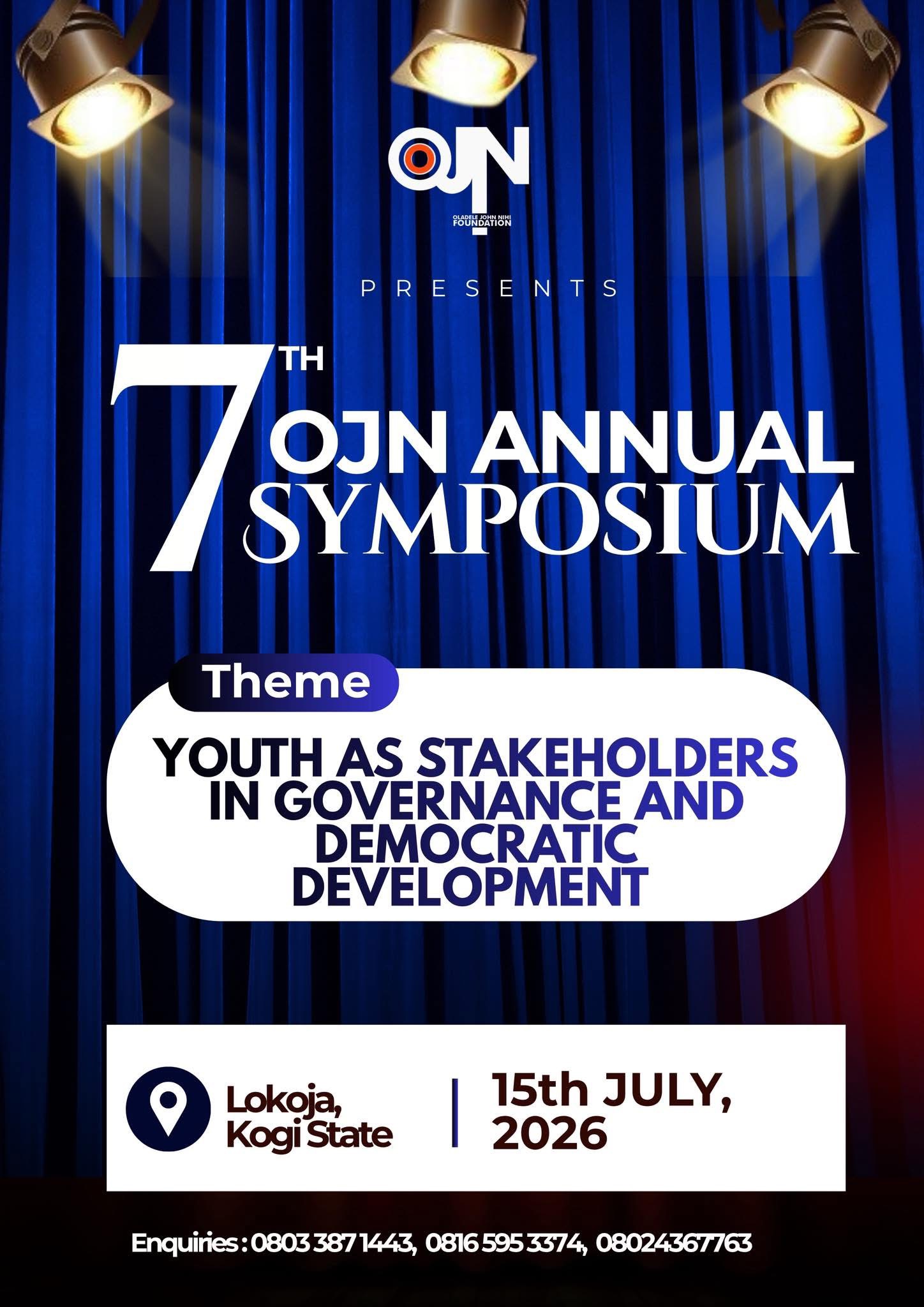 Get ready for the 7th Edition of OJN Annual Symposium') }}