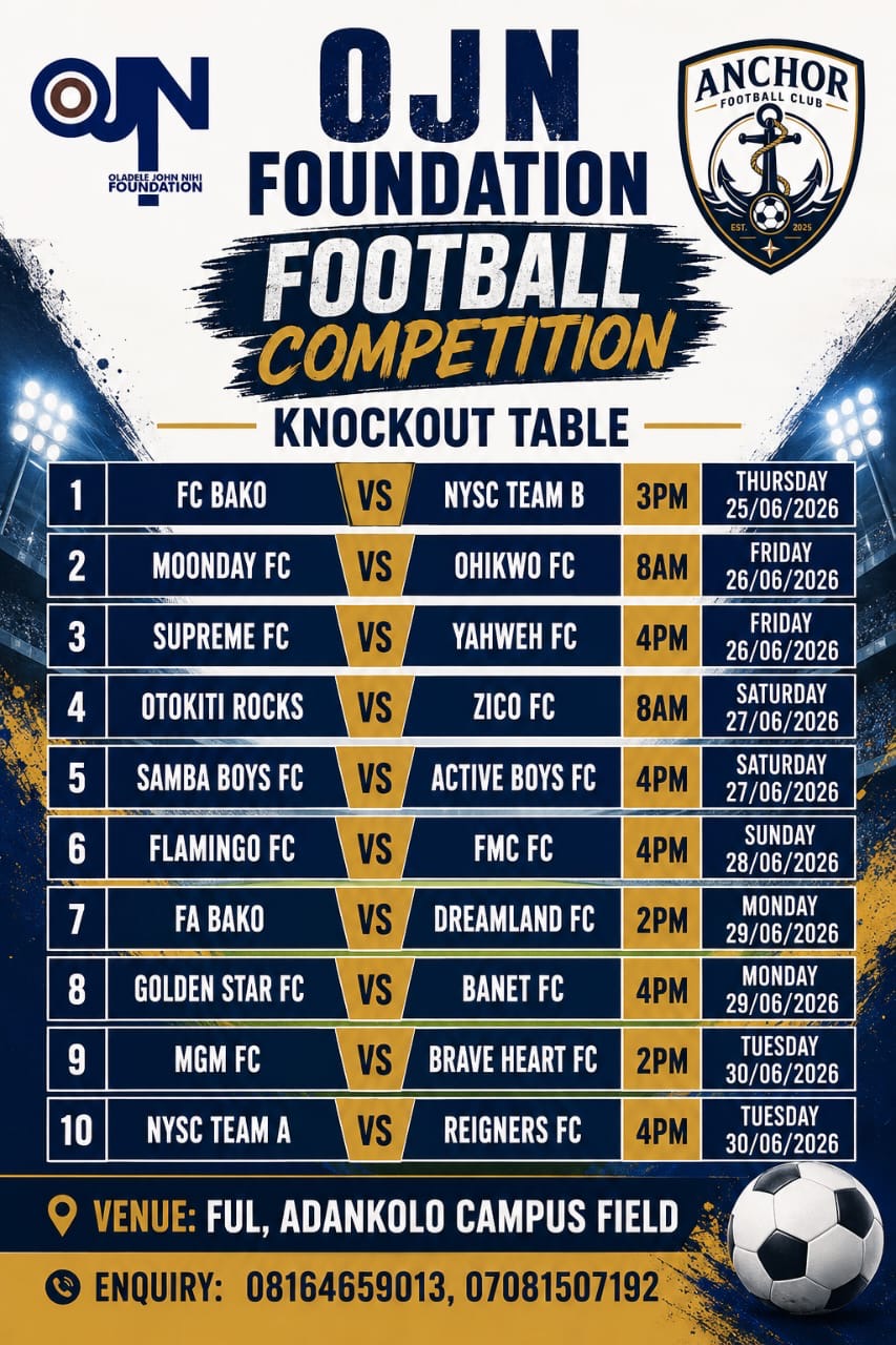 The knockout stage of the OJN Foundation Football Competition is finally here.') }}